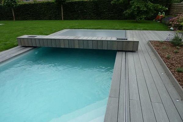 Abris de piscine plats