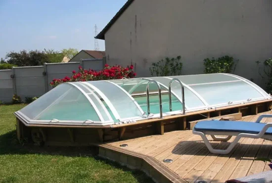 Dôme de piscine hors sol