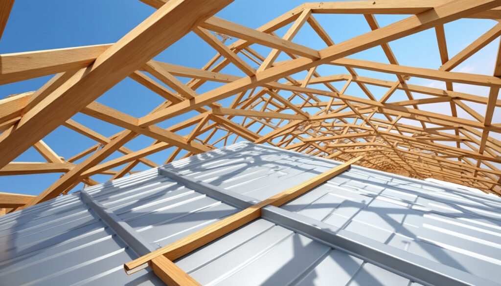 découvrez l'espacement idéal des chevrons pour bac acier, respectant les normes en vigueur pour assurer une installation solide et durable.
