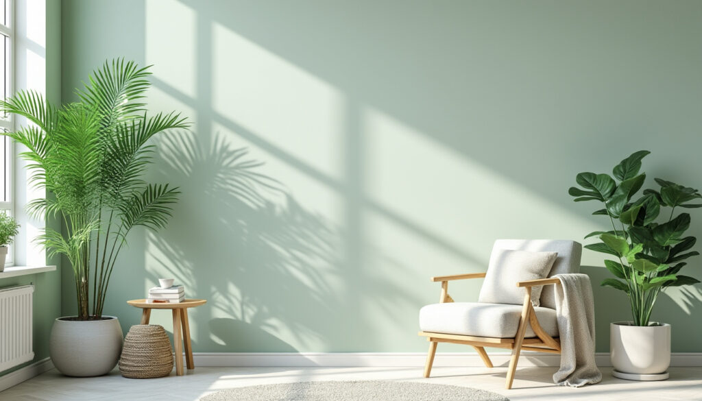 découvrez la peinture vert sauge clair, une teinte douce et tendance qui apporte une ambiance apaisante et élégante à votre décoration intérieure.