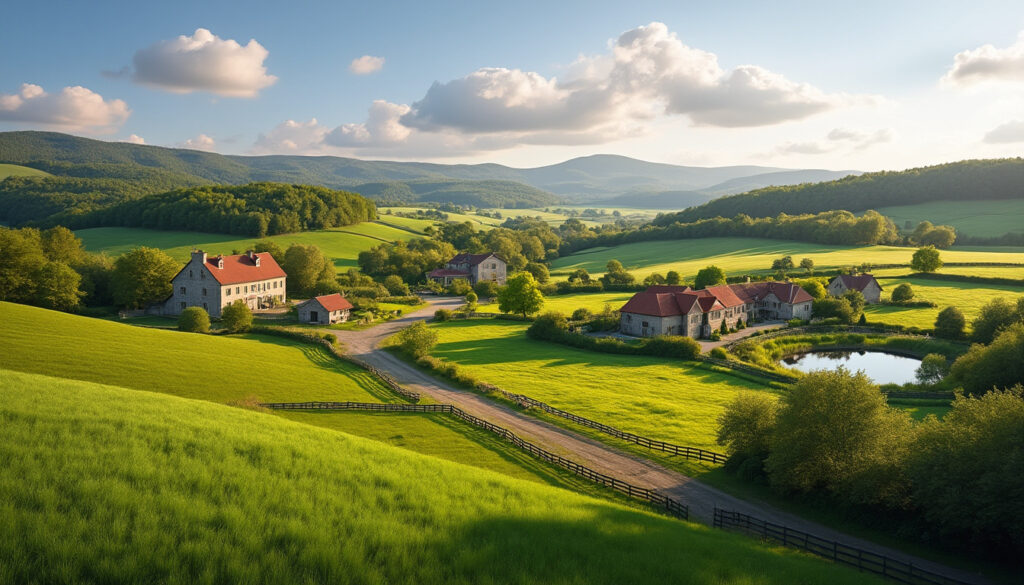 découvrez notre sélection exclusive de propriétés rurales à vendre, comprenant terrains et domaines idéaux pour vos projets agricoles ou de loisirs.